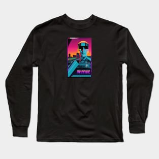 Retro Future - Tee Poster - 001 Long Sleeve T-Shirt